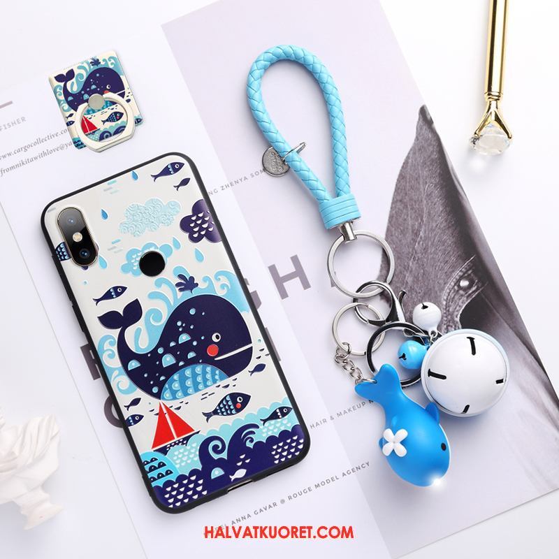 Xiaomi Mi Mix 3 Kuoret Sininen Murtumaton Pehmeä Neste, Xiaomi Mi Mix 3 Kuori All Inclusive Tide-brändi Beige