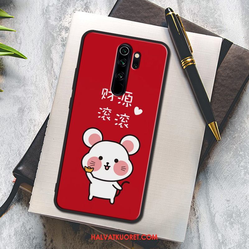 Xiaomi Redmi Note 8 Pro Kuoret Kotelo Puhelimen Rikkaus, Xiaomi Redmi Note 8 Pro Kuori Punainen Luova Beige