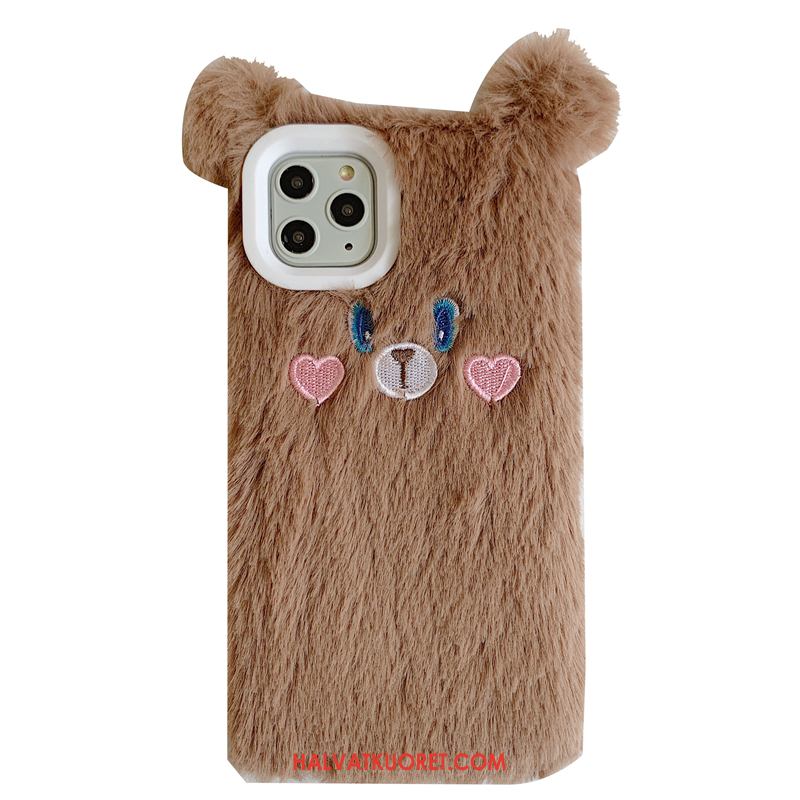iPhone 11 Pro Kuoret Bear Pieni Kotelo, iPhone 11 Pro Kuori Uhkea Puhelimen Braun