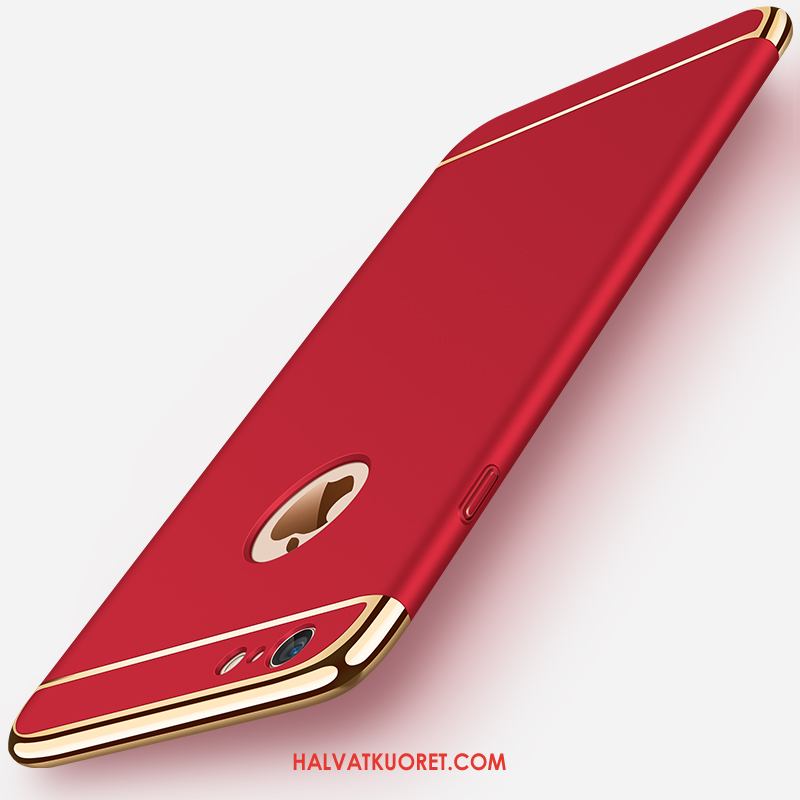 iPhone 6 / 6s Kuoret Yksinkertainen Punainen Metalli, iPhone 6 / 6s Kuori Puhelimen Pesty Suede