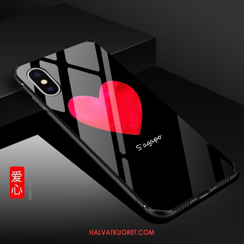 iPhone X Kuoret Musta Kotelo Persoonallisuus, iPhone X Kuori Tide-brändi Luova