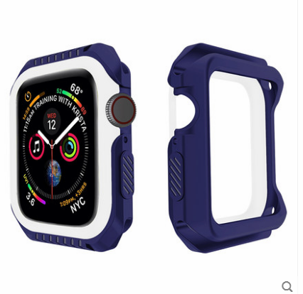 Apple Watch Series 1 Kuoret Suojaus Murtumaton, Apple Watch Series 1 Kuori Silikoni Sininen