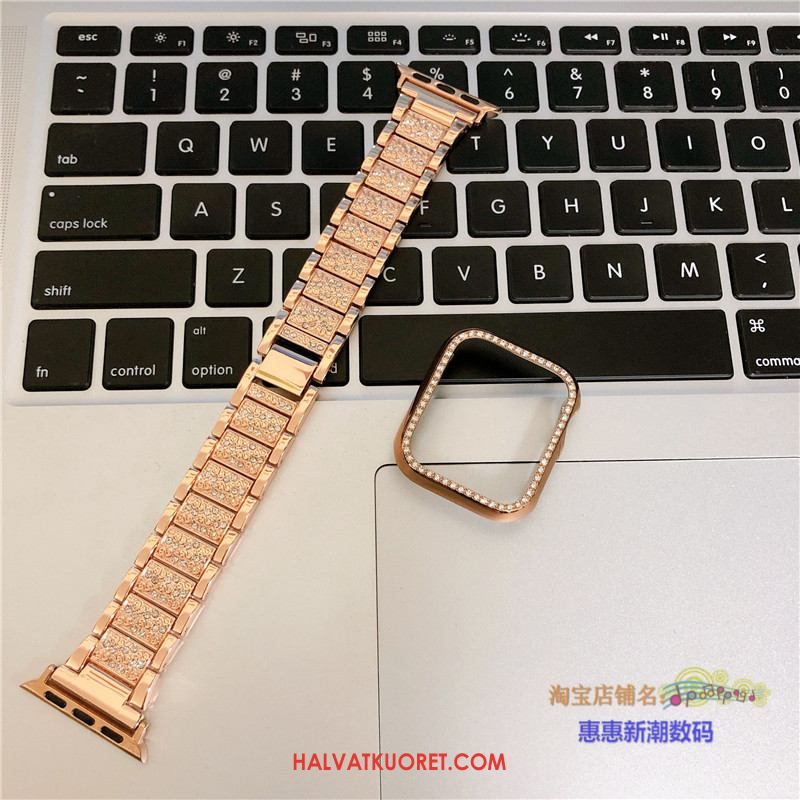 Apple Watch Series 3 Kuoret Rhinestone Inlay Musta, Apple Watch Series 3 Kuori