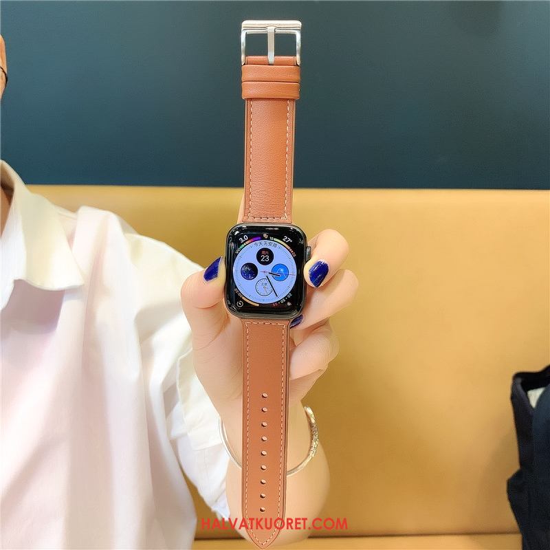 Apple Watch Series 5 Kuoret Nahka Vihreä Silikoni, Apple Watch Series 5 Kuori