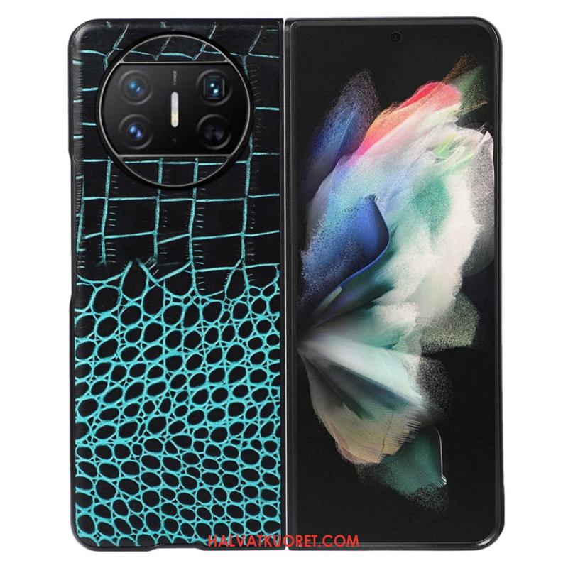 Case Huawei Mate X3 Puhelinkuoret Aitoa Krokotiilinnahkaa