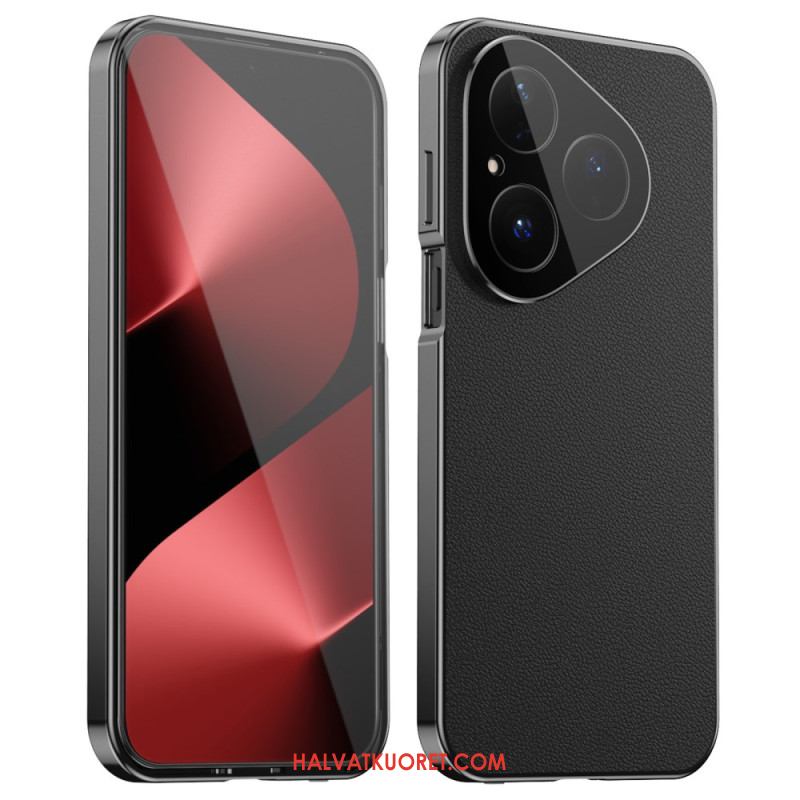 Case Huawei Pura 80 Puhelinkuoret Nahkakuviointi Ja Karkaistusta Lasista Valmistettu Näytönsuoja