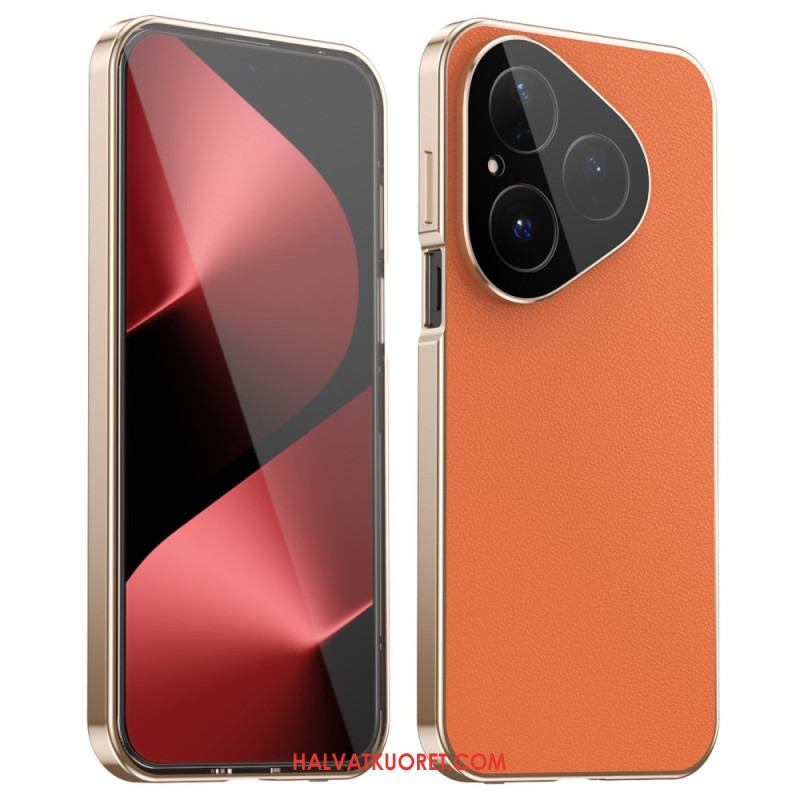 Case Huawei Pura 80 Puhelinkuoret Nahkakuviointi Ja Karkaistusta Lasista Valmistettu Näytönsuoja