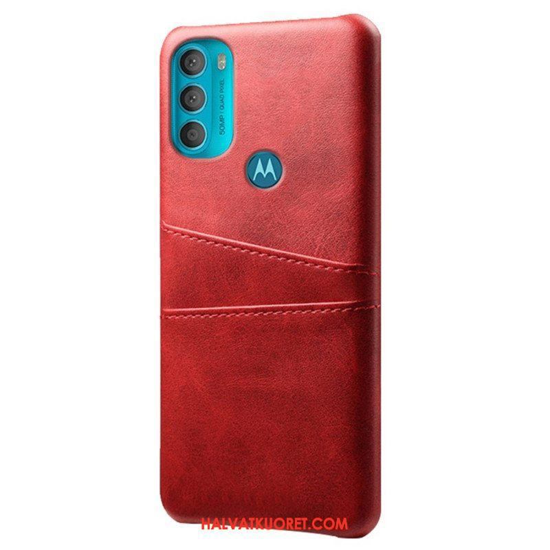 Case Moto G71 5G Ksq-korttikotelo