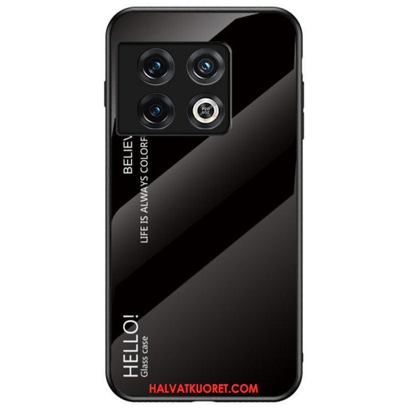 Case OnePlus 10 Pro 5G Karkaistu Lasi Hello