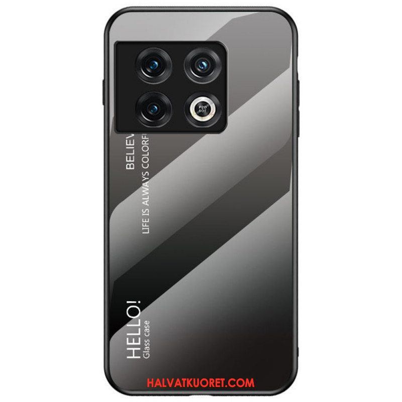 Case OnePlus 10 Pro 5G Karkaistu Lasi Hello