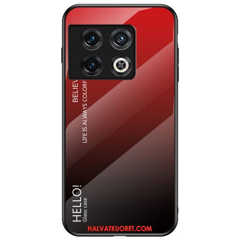 Case OnePlus 10 Pro 5G Karkaistu Lasi Hello