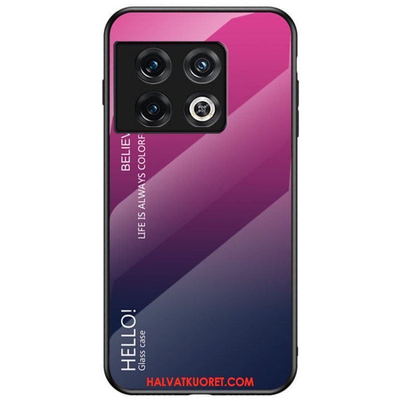 Case OnePlus 10 Pro 5G Karkaistu Lasi Hello