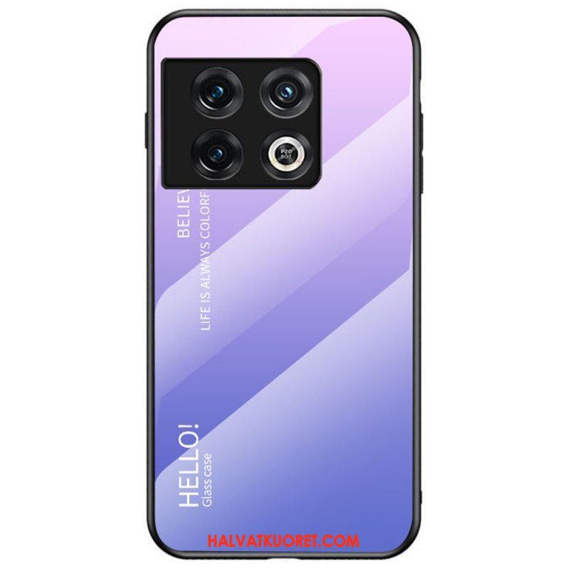 Case OnePlus 10 Pro 5G Karkaistu Lasi Hello