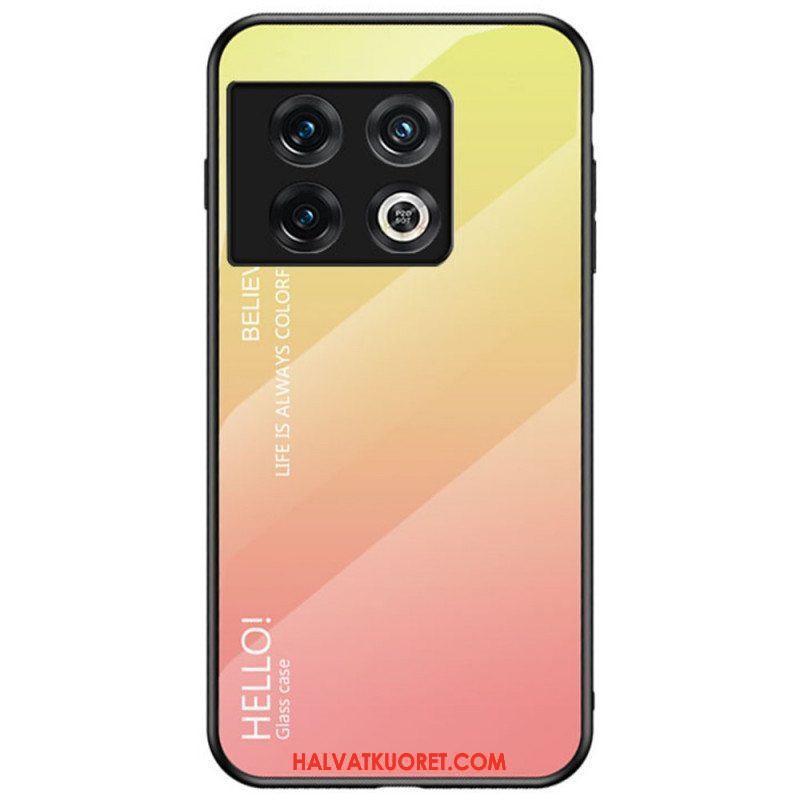 Case OnePlus 10 Pro 5G Karkaistu Lasi Hello