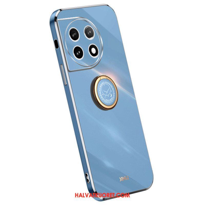 Case OnePlus 11 5G Kultaiset Reunat Rengastuella