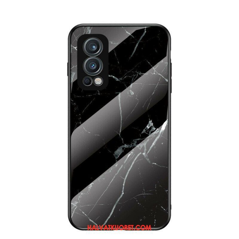 Case OnePlus Nord 2 5G Marmorivärit Karkaistu Lasi