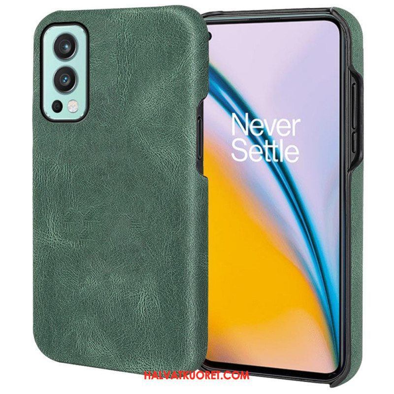 Case OnePlus Nord 2 5G Uusia Värejä Elegance Leather Effect