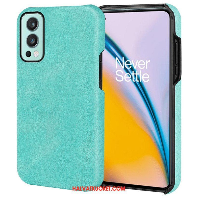 Case OnePlus Nord 2 5G Uusia Värejä Elegance Leather Effect