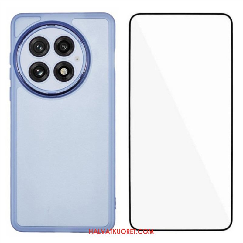 Case Oneplus 13 Puhelinkuoret 2-in-1 Sävytetty Kirkas Näytönsuoja Karkaistulla Lasilla