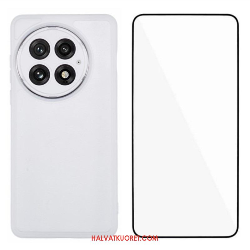 Case Oneplus 13 Puhelinkuoret 2-in-1 Sävytetty Kirkas Näytönsuoja Karkaistulla Lasilla