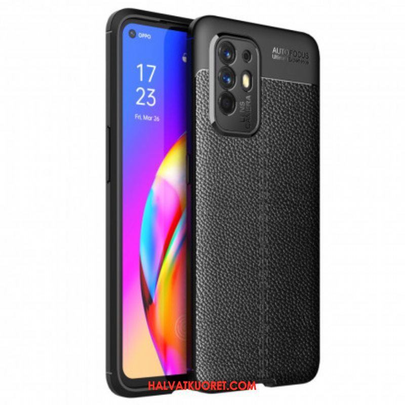 Case Oppo A94 5G Litchi-nahkaefekti