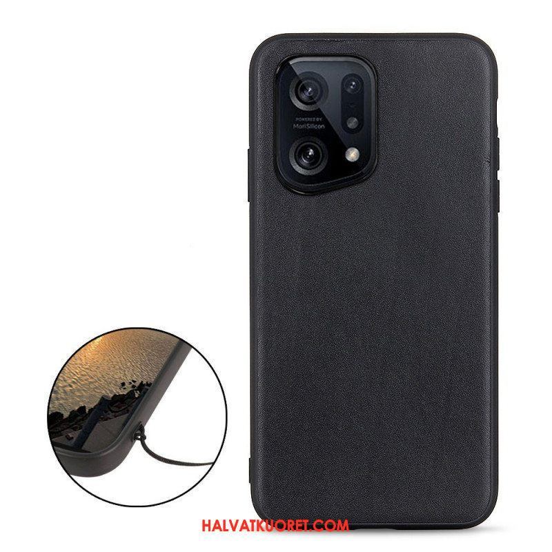 Case Oppo Find X5 Nahka