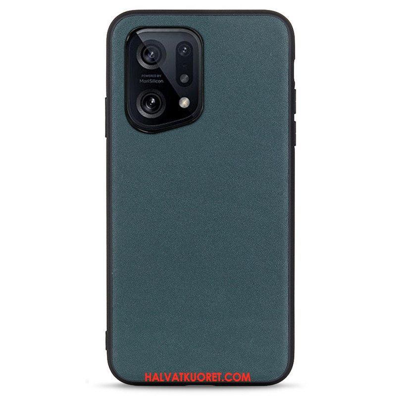 Case Oppo Find X5 Nahka