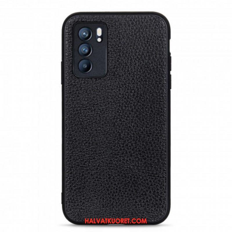 Case Oppo Reno 6 5G Aitoa Litsi-nahkaa