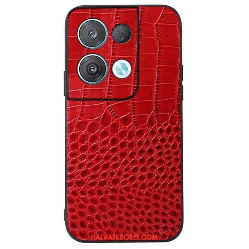 Case Oppo Reno 8 Pro Aito Crocodile Texture -nahka