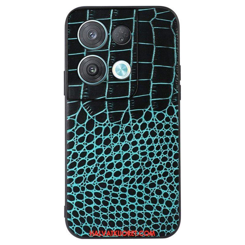 Case Oppo Reno 8 Pro Aito Crocodile Texture -nahka