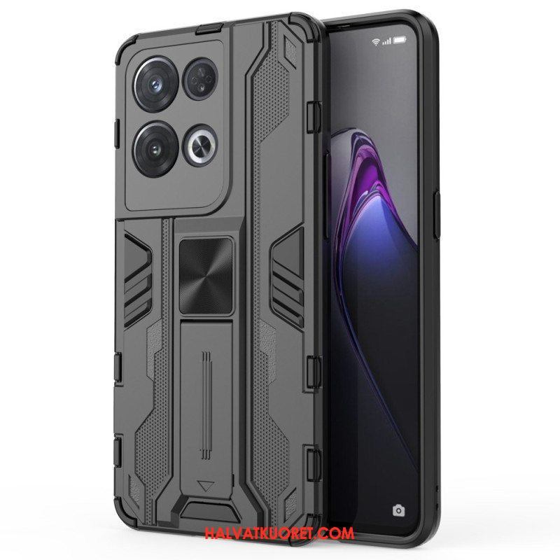 Case Oppo Reno 8 Pro Pysty- Ja Vaakasuuntainen Irrotettava Tuki