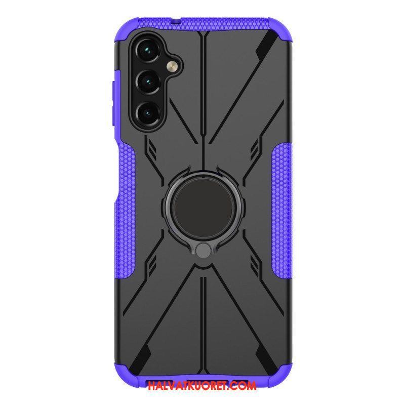 Case Samsung Galaxy A14 / A14 5G Kaksivärinen Rengastuki