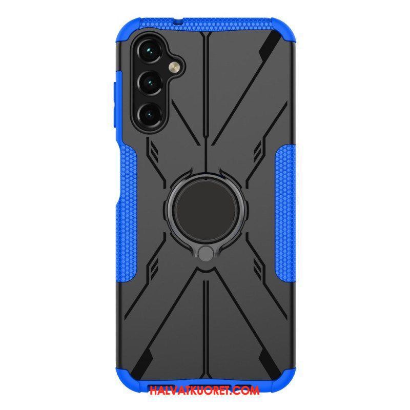 Case Samsung Galaxy A14 / A14 5G Kaksivärinen Rengastuki