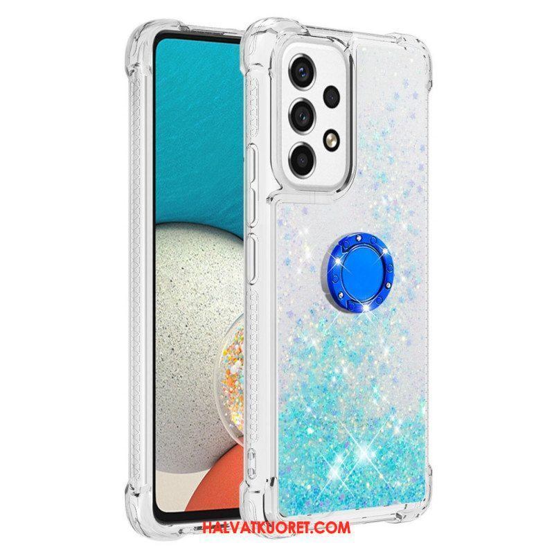 Case Samsung Galaxy A53 5G Paljetteja Rengastuella