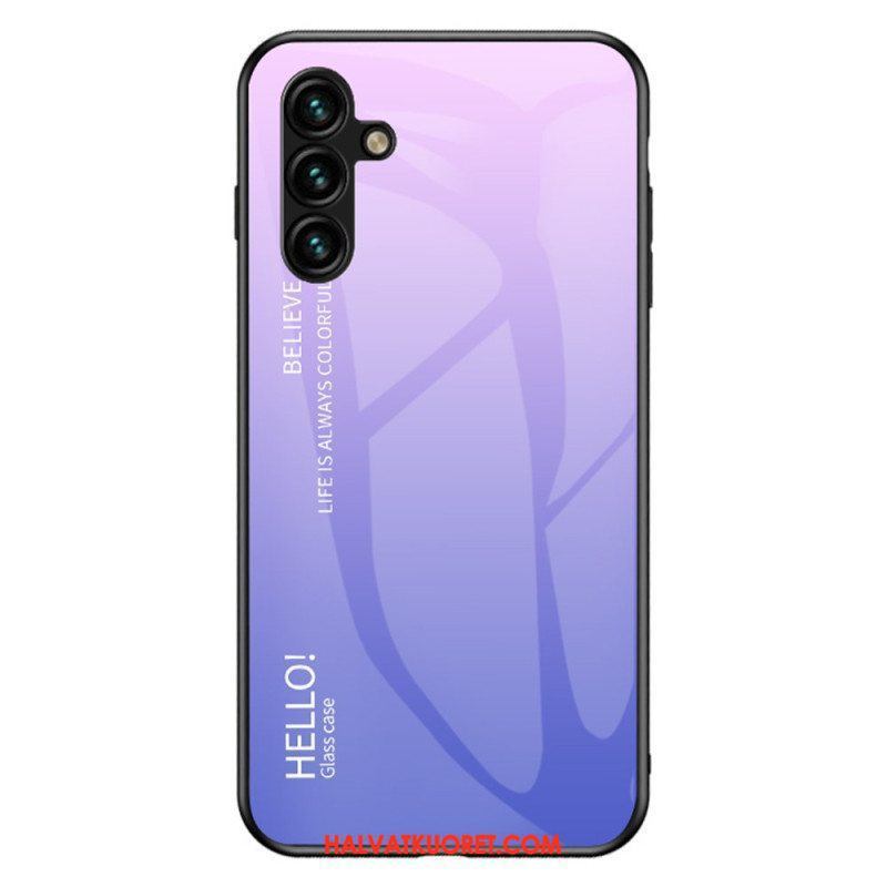 Case Samsung Galaxy A54 5G Karkaistu Lasi Hello