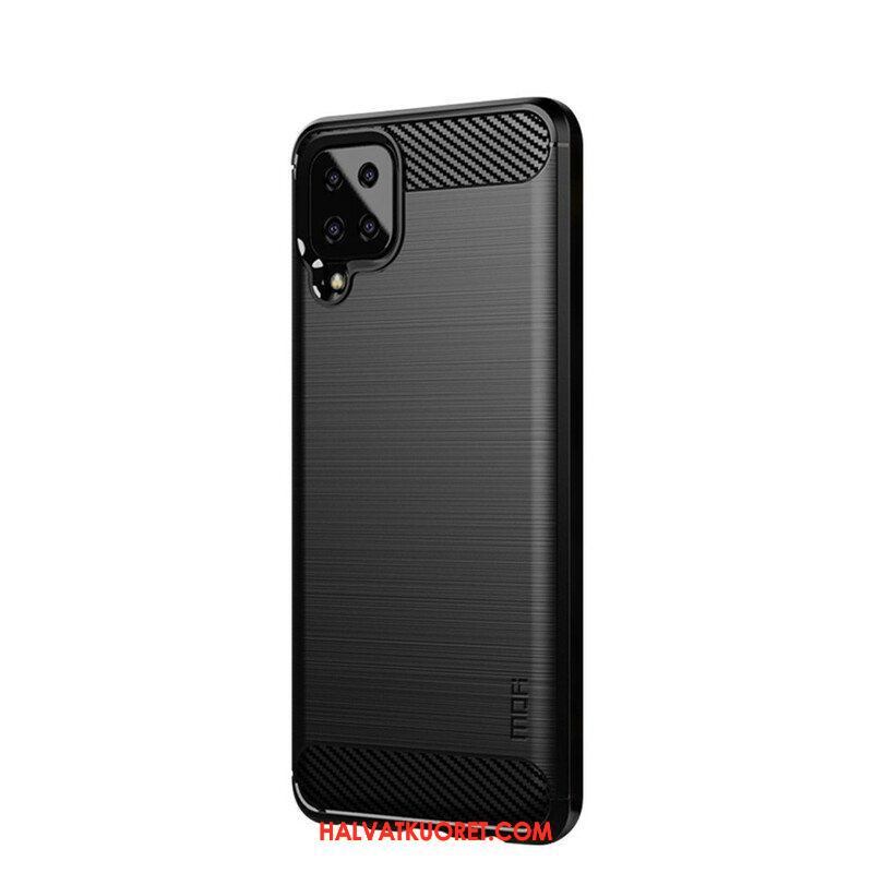 Case Samsung Galaxy M12 / A12 Mofi Harjattu Hiilikuitu