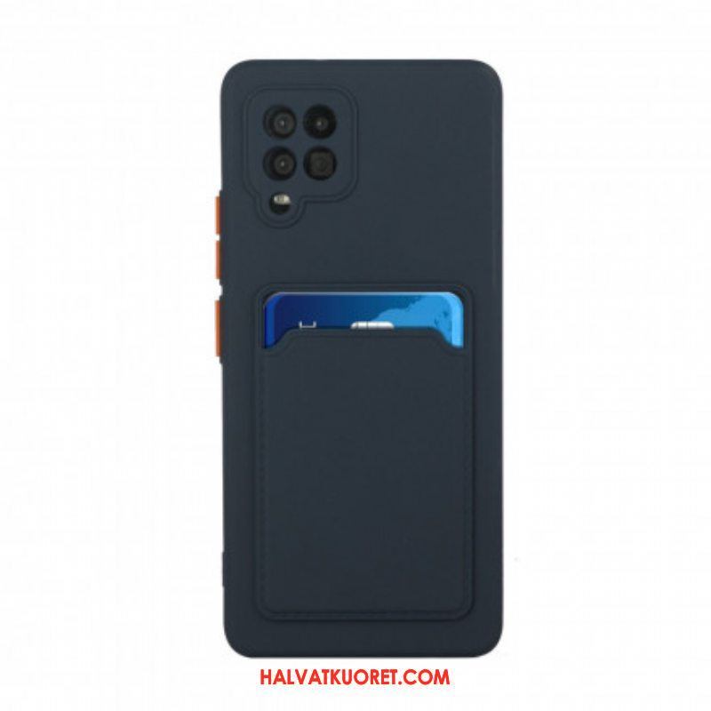 Case Samsung Galaxy M12 / A12 Silikoninen Korttikotelo