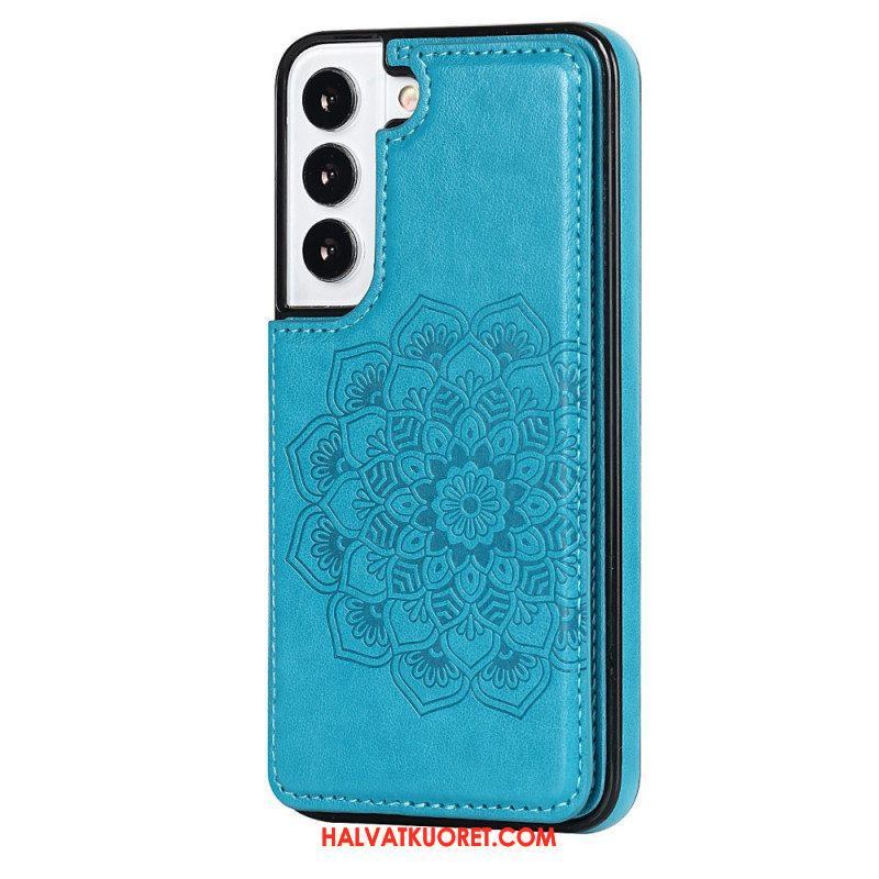 Case Samsung Galaxy S22 5G Mandala Print -korttikotelo