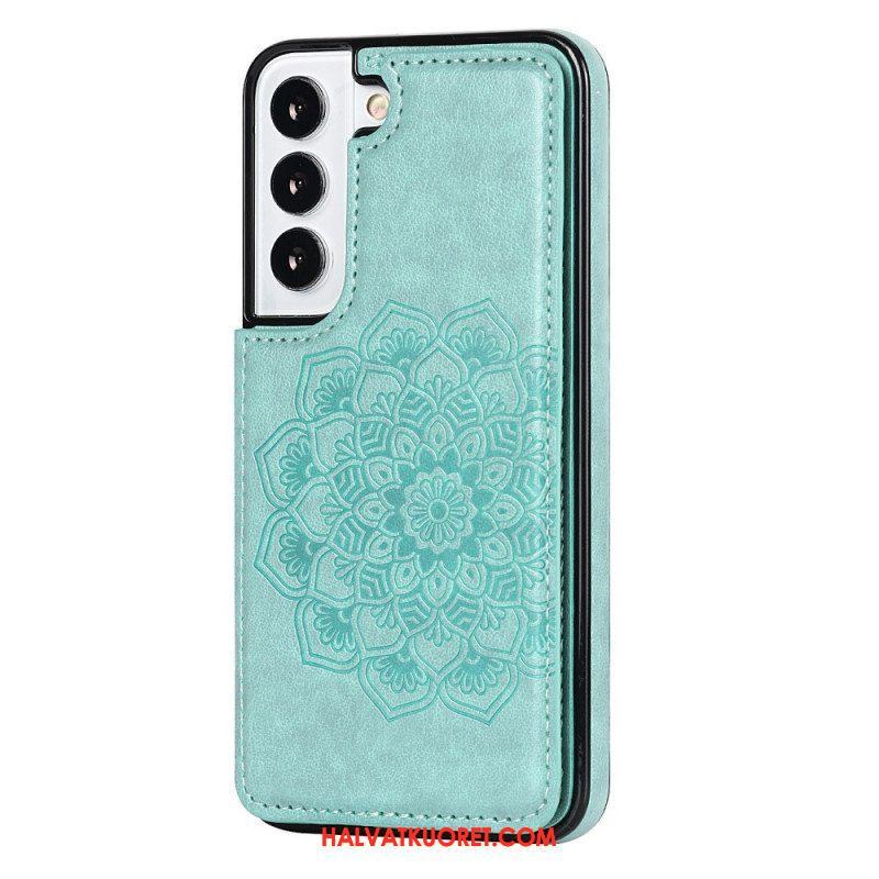 Case Samsung Galaxy S22 5G Mandala Print -korttikotelo