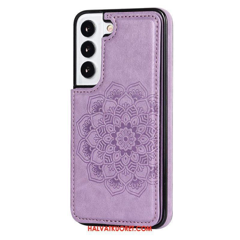 Case Samsung Galaxy S22 5G Mandala Print -korttikotelo