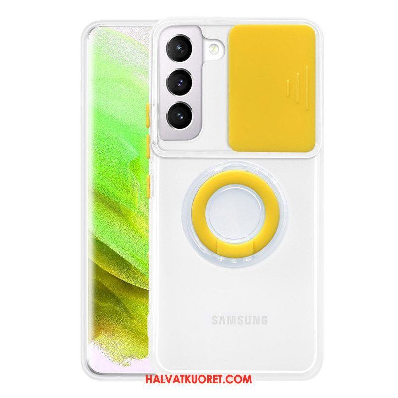 Case Samsung Galaxy S22 5G Rengastuki Ja Linssisuojat