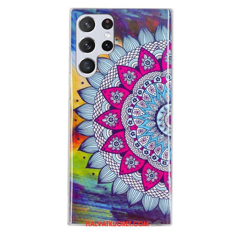 Case Samsung Galaxy S22 Ultra 5G Fluoresoiva Kukkasarja