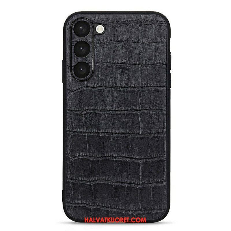 Case Samsung Galaxy S23 5G Aitoa Krokotiilityylistä Nahkaa