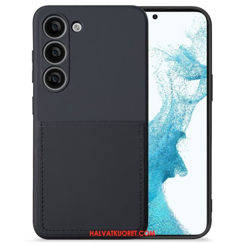 Case Samsung Galaxy S23 5G Nestemäinen Silikonikorttikotelo