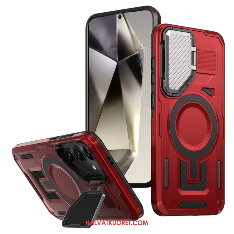 Case Samsung Galaxy S25 5g Puhelinkuoret Magsafe-yhteensopiva Kiinnitys Ja Linssinsuoja