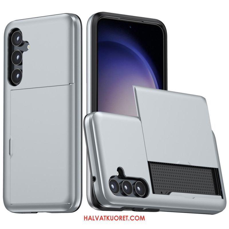 Case Samsung Galaxy S25 Plus 5g Puhelinkuoret Metalliefektinen Integroitu Korttikotelo