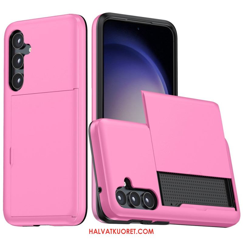 Case Samsung Galaxy S25 Plus 5g Puhelinkuoret Metalliefektinen Integroitu Korttikotelo