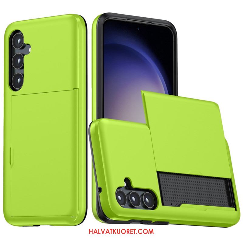 Case Samsung Galaxy S25 Plus 5g Puhelinkuoret Metalliefektinen Integroitu Korttikotelo