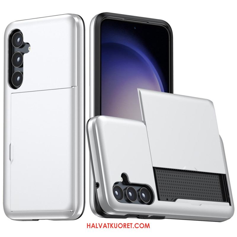 Case Samsung Galaxy S25 Plus 5g Puhelinkuoret Metalliefektinen Integroitu Korttikotelo