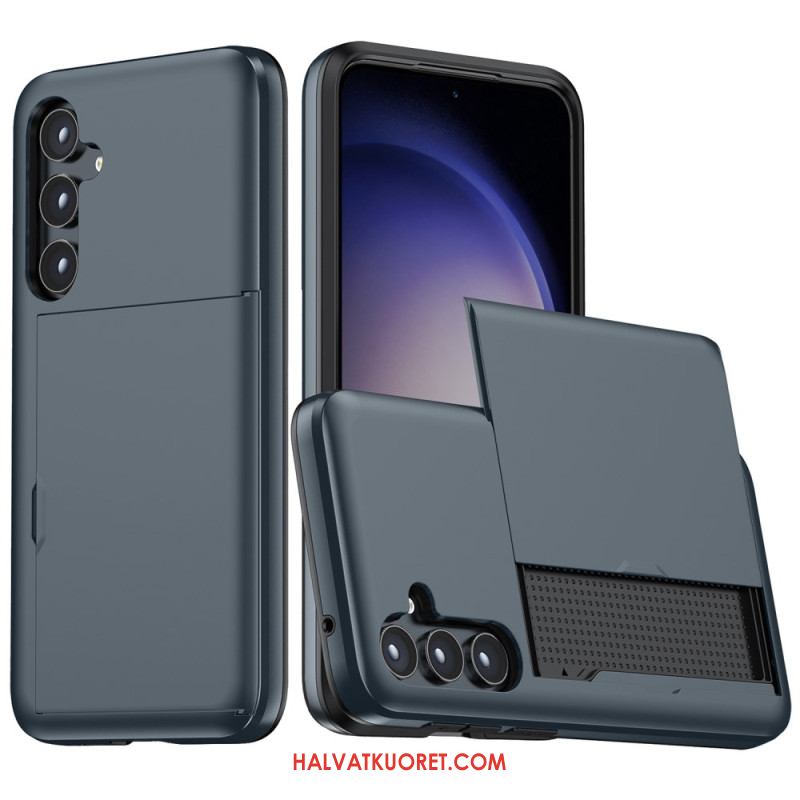 Case Samsung Galaxy S25 Plus 5g Puhelinkuoret Metalliefektinen Integroitu Korttikotelo